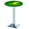 Holland Bar Stool Co 36" Chrome Kentucky State University Pub Table L217C3628KYStUn - alternate 1